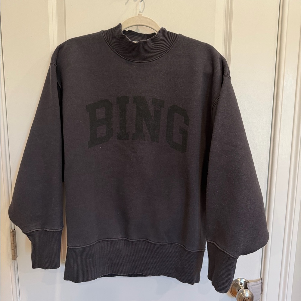 Anine Bing mock neck sweatshirt